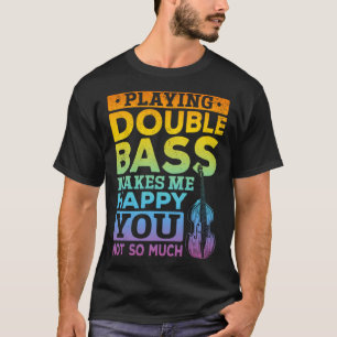T-shirt Jouer Double Basse Double Basse Lecteur