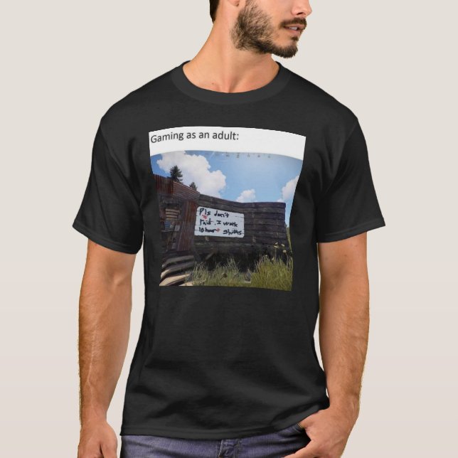 T-shirt Jouer en tant qu'adulte (Devant)
