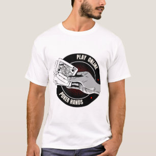 T-shirt jouer les mains de poker en ligne