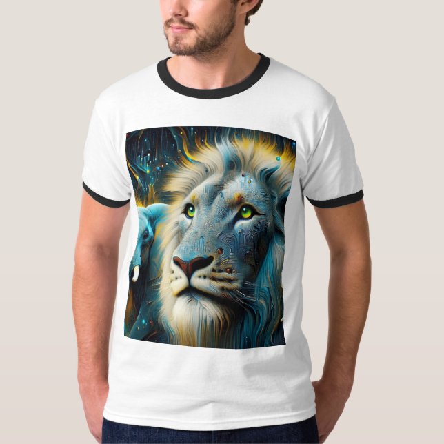 T-shirt Jouer Lion s'effondrer à la vie" (Devant)