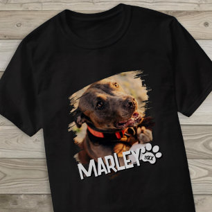 T-shirt Jouer moderne Paw simple Grunge Personnalisé Photo