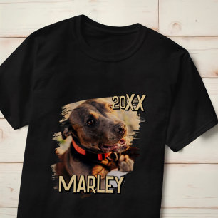 T-shirt Jouer moderne simple Grunge Personnalisé Photo pou