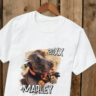 T-shirt Jouer moderne simple Grunge Personnalisé Photo pou