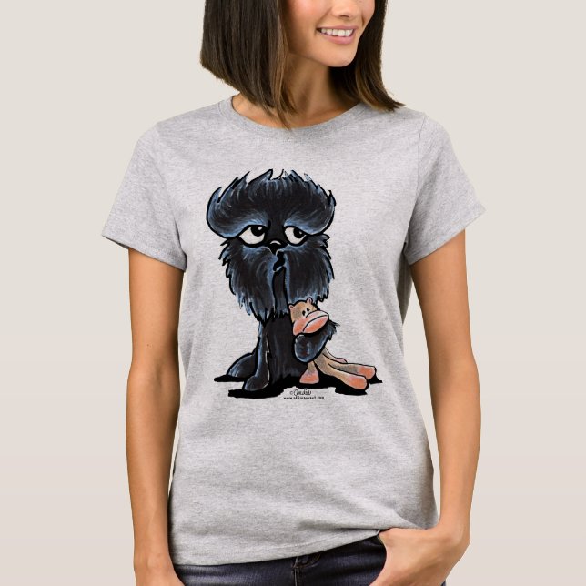 T-shirt Jouet à singe Affenpinscher (Devant)