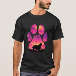 T-shirt Jouet anglais Spaniel Paw Maman Papa Chien Femmes 