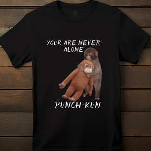 T-shirt  Jouet en peluche singe câlin Punch Monkey mignon