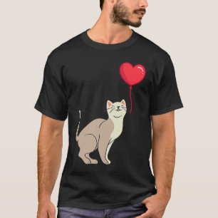 T-shirt Jouet pour chat Jour de la Saint-Valentin Cœur Bal