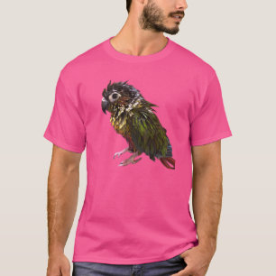 T-shirt Jouet vert humide Oiseau pur Petit perroquet humid