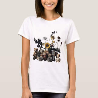 T-shirt Jouets vintages et fleurs Encore de la vie