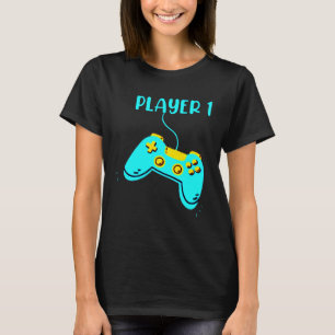 T-shirt Joueur 1 En Attente Du Joueur 3 Jeu Grossesse Ann