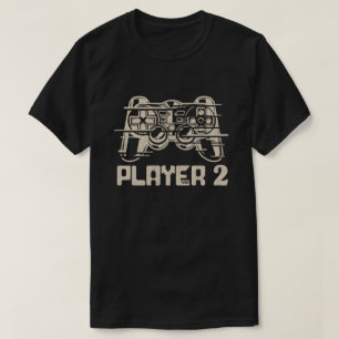 T-shirt Joueur 1 Joueur 2 Joueur correspondant Couple