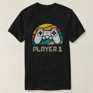 T-shirt Joueur 1 Joueur 2 Joueur correspondant Couple