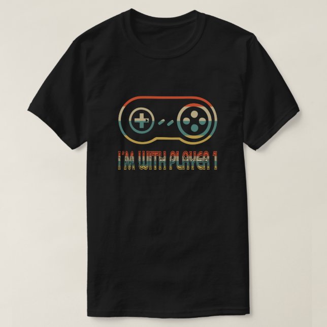 T-shirt Joueur 2 du joueur 1 (Design devant)