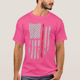 T-shirt Joueur à drapeau américain T chemises