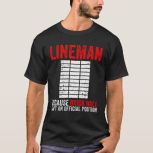 T-shirt Joueur américain de football américain