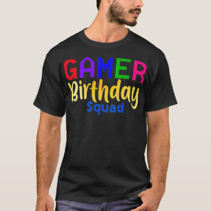 T-shirt Joueur Anniversaire Squad Party heureux Anniversai