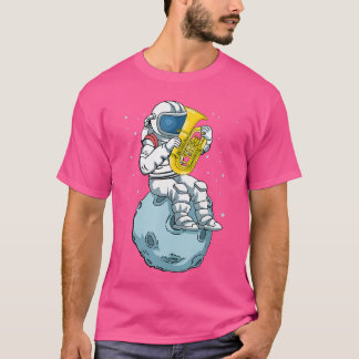 T-shirt Joueur Astronautuba Amoureux de Musique Big Bandub