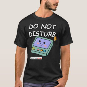 T-shirt Joueur au travail, ne dérangez pas
