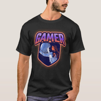 T-shirt Joueur avec Voyage d'astronaute