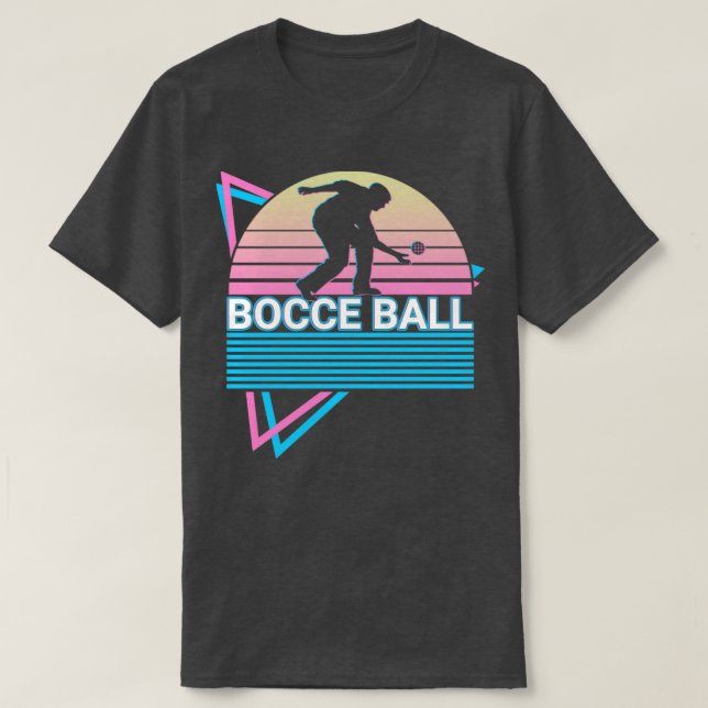 T-shirt Joueur Bocce Rétro (Design devant)