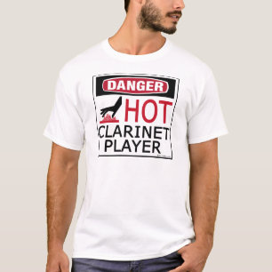 T-shirt Joueur chaud de clarinette