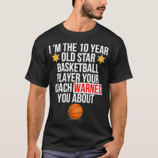 T-shirt Joueur classique de basketball de 10 ans