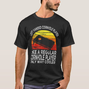 T-shirt Joueur Cornhole Vintage Gauche