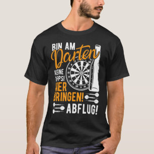 T-shirt Joueur Dart Dit Costume Dart Beer Déflation