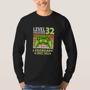 T-shirt Joueur de 32e anniversaire né en 1991 1