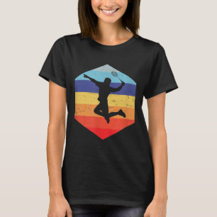 T-shirt Joueur de badminton de Squash Mens