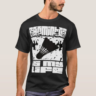 T-shirt Joueur de badminton du badminton du badminton du b