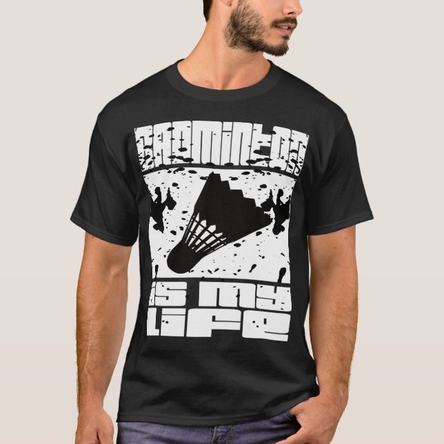 T-shirt Joueur de badminton du badminton du badminton du b (Devant)