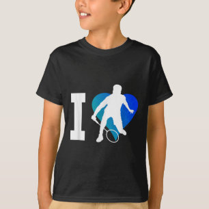 T-shirt Joueur de badminton Squash Hommes Navette Badminto