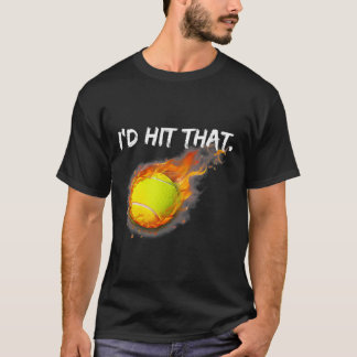 T-shirt Joueur De Ball Tennis, J'Ai Touché Ce Tennis
