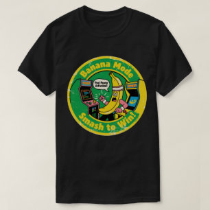T-shirt Joueur de Banana Drôle "Écraser pour Gagner!" & "M