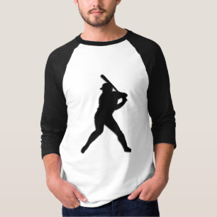 T-shirt Joueur de baseball à Bat