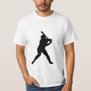 T-shirt Joueur de baseball à Bat