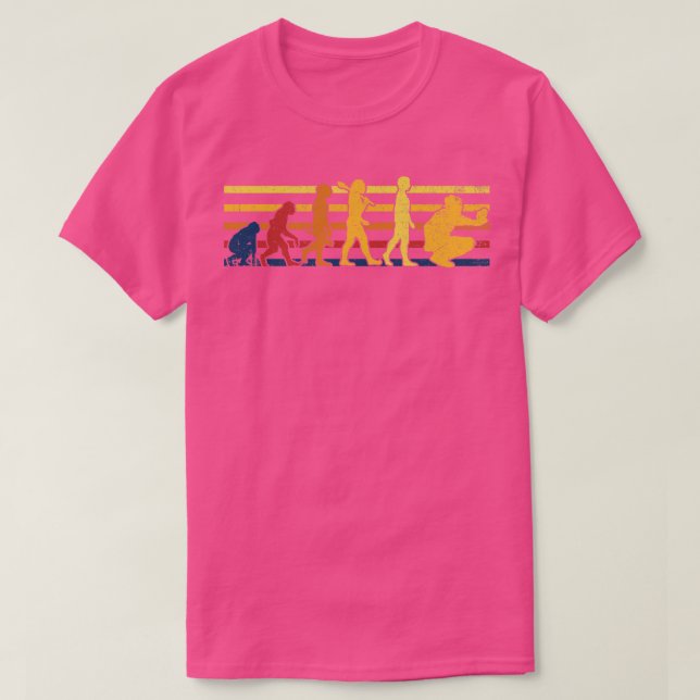 T-shirt Joueur de baseball Catcher (Design devant)