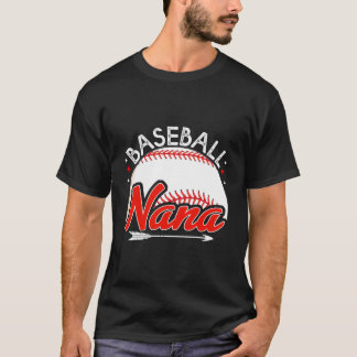 T-shirt Joueur de baseball Nana Grand-mère Retraite B