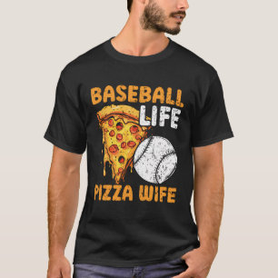 T-shirt Joueur de baseball Pizza Lover Sport Italien