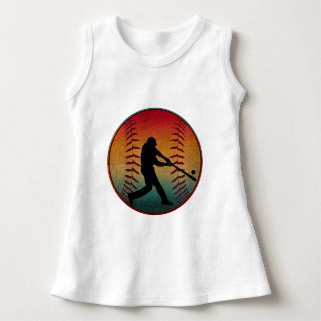 T-shirt Joueur de baseball vintage (Devant)