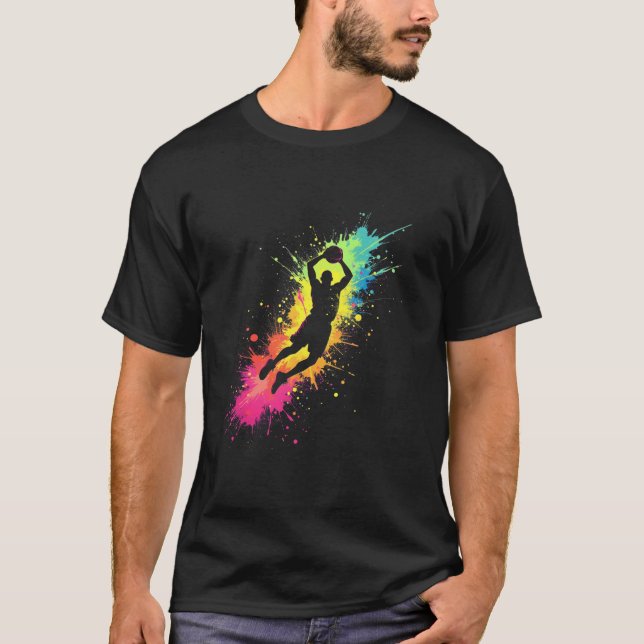 T-shirt Joueur de basket (Devant)