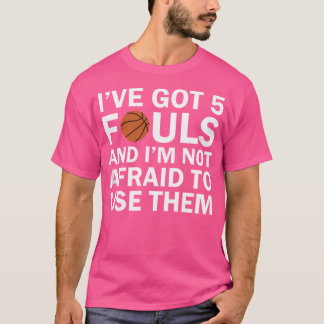 T-shirt Joueur de basket amusant - Boucles 5 trous