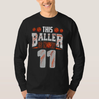 T-shirt Joueur de basket-ball 11 ans Basket-ball 11e
