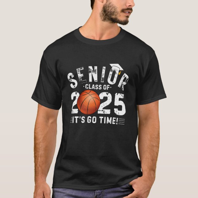 T-shirt Joueur de basket-ball 2025 - Classe de 2025 - Grad (Devant)