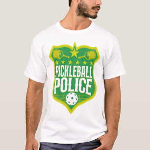 T-shirt Joueur de basket-ball Badge de police de basket-ba