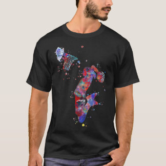 T-shirt Joueur de basket-ball basket-ball amusant basket-b