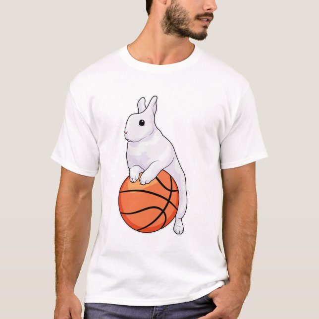T-shirt Joueur de basket-ball Bunny (Devant)