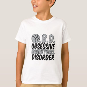 T-shirt Joueur de basket-ball cool Humour Enfants gris-noi