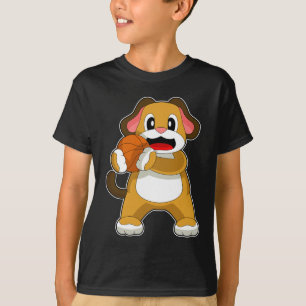 T-shirt Joueur de basket-ball de chien
